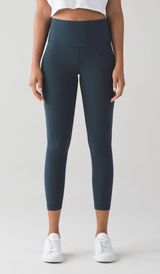 Lululemon Align Leggings - Nocturnal Teal - Size 4 Photo 0