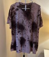 Lululemon Tie Dye Brown/Purple T shirt Sz 12 Photo 0