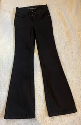 Denim Black Sculpting Fit Flare Photo 0