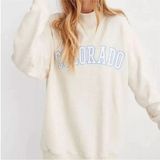 Aerie Colorado The Sweat Everyday Cozy Mockneck Sweatshirt Size XS Photo 0