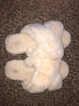 White Fuzzy Slippers Size 8.5 Photo 0