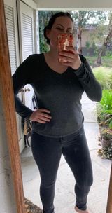 Tresics Gray V Neck Photo 0