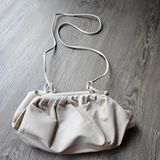 Off White Dumpling Purse or Bucket Bag With Dust Bag Photo 0