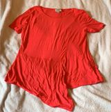 ECI Red Blouse NWT Xl  Photo 0