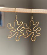 Unique Shaped Boho Retro Funky Earrings Photo 0