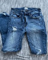Distressed Jeans Blue Size 4 Photo 0