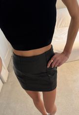 Faux Leather Skort Photo 0