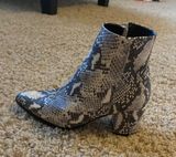 Steve Madden Snake Skin Booties Photo 0