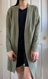 Max Studio Green Cardigan Photo 0
