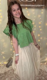 Green Polagram Boutique Top Photo 0