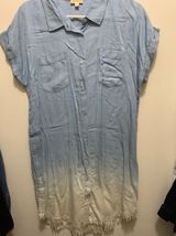 Hem & Thread Denim Dress Photo 0