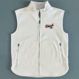 Antigua Kansas City Chiefs White Fleece Full Zip NFL Football Womens Vest Photo 0