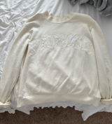 PARKE Mockneck Sweatshirt bridal collection cream Photo 0