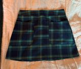 SEEK the Label Plaid Mini Skirt Photo 0