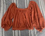 Free People Rust Colored Top Photo 0