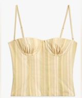 We Wore What Underwire Chevron Corset in Chevron Stripe Photo 0