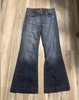 7 For All Man Kind Dark wash flare jeans with a 27”waist and 30" inseam #flares Photo 0