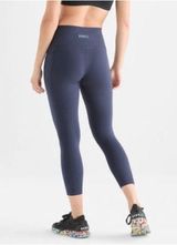 NOBULL Women’s Small High Rise Matte‎ Athletic Tight Navy Blue Workout Leggings Photo 0