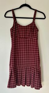Plaid Mini Dress Photo 0