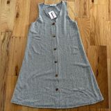 Caution to the Wind Gray Dress Size Small Photo 0
