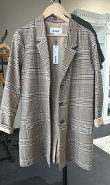 BB Dakota  Jacket Long Plaid Shacket Photo 0