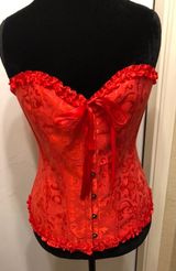Dress Up Red Fun Corset Adjustable  Outfit!! Photo 0