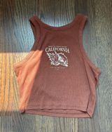 Pull & Bear  Tank Top in Brown Photo 0