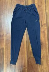 Women’s Navy High Rise Fitted Training Joggers Photo 0