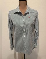 Ariat button down black and white shirt Photo 0
