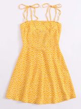 SheIn Yellow Sundress Photo 0