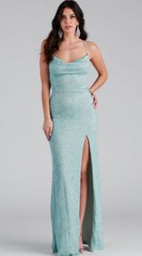 Formal Dress Sea Foam Green Photo 0