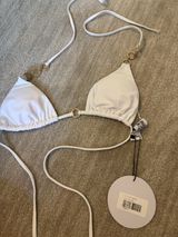 Princess Polly White Bikini Top Photo 0