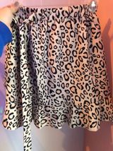 Cheetah Print Flowy Tie Skirt Multi Size XS Photo 0