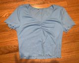 Brandy Melville Blue Crop Top Dupe Photo 0