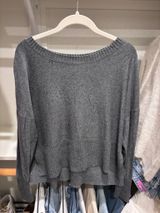 Lou & Grey Boatneck Grey Sweater Photo 0