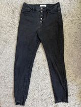 KanCan USA Black High-waisted Skinny Jeans Photo 0