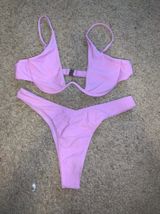 Purple Underwire Bikini Size M Photo 0