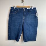 Style & Co Stretch Denim Jean Curvy Fit Mid Rise Long Bermuda Shorts 14 new Photo 0