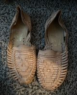 Handmade Mexican Huaraches Flat Sandals Size 6 Photo 0