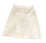 Banana Republic Stretch Womens Size 2 A Line Skirt Light Khaki Beige Career Photo 0