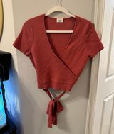 Aritzia Wilfred Wrap Sweater Top Photo 0