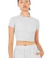 alo micro waffle sierra short sleeve top Photo 0