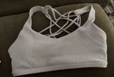 Ribbed Lululemon Free To Be Wild Sports Bra size 2 color lavender dew Photo 0