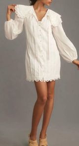 Farm Rio Collared Button Front Mini Dress, Size M Photo 0