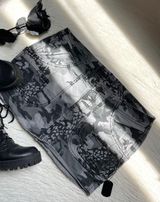 Decree Y2k gray and black soldier camo mini skirt Photo 0