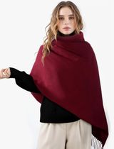 Boutique Burgundy Scarf Red Photo 0