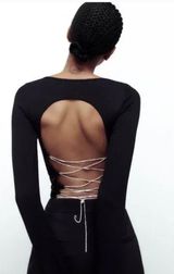 seamless jewel top open back Photo 0