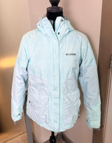 Columbia Women OmniHeat 3-in-1 Coat Interchange Multi Layer Ski Winter Baby Blue Photo 0
