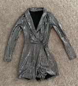 Windsor Romper Black V-Neck Photo 0