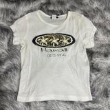 Hawaii souvenir cotton baby tee White Photo 0
